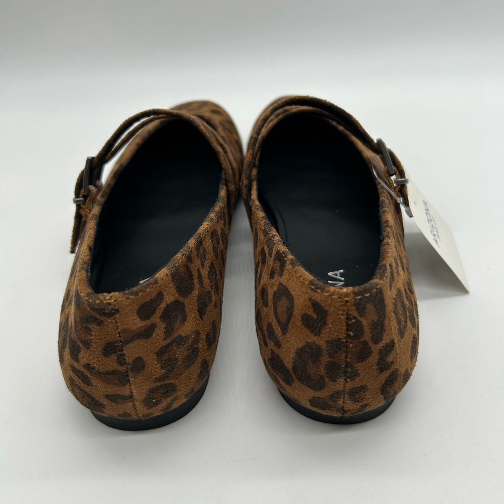 Arizona Jean Co AZ Helena Cheetah Women’s Mary Jane Flats 7.5 Leopard Print NWB - Picture 7 of 9